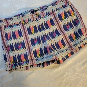 American Eagle southwest pattern shorts